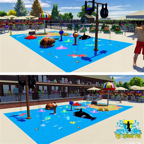 wholesale children splash park area manufacturer